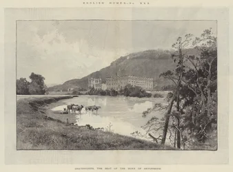 Chatsworth, säte för hertigen av Devonshire